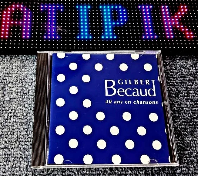 🌹 Gilbert Becaud - 40 Ans En Chansons - CD Indispensable Collection 💿
